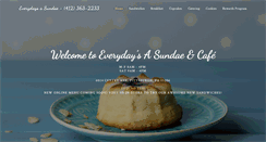 Desktop Screenshot of everydaysasundaecafe.com